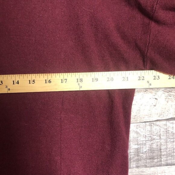 Lillusory Womens Long Sleeves Crew Neck Pullover Sweater Red Size Medium - Picture 7 of 9